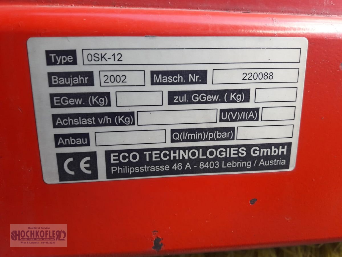 Kehrmaschine tip Eco Kehrmaschine ECO SK12 hydr, Gebrauchtmaschine in Wies (Poză 5)