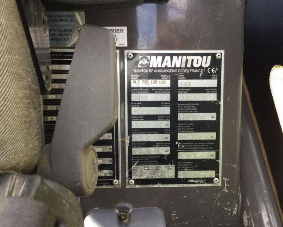 Teleskopstapler tip Manitou MLT 735-120 LSU, Neumaschine in Полтава (Poză 5)