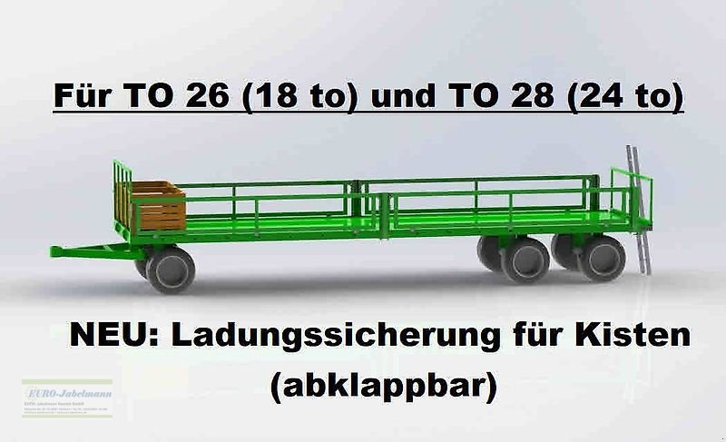 Ballentransportwagen tip PRONAR 3-achs Anhänger, Ballenwagen, Strohwagen, TO 26; 18,0 to, NEU, Neumaschine in Itterbeck (Poză 21)