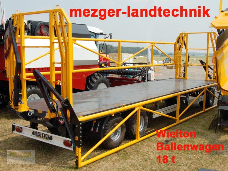 Ballensammelwagen tip WIELTON Ballenwagen mit hydraulischer Seitenwand - Ballenanhänger, Neumaschine in Ditzingen (Poză 1)