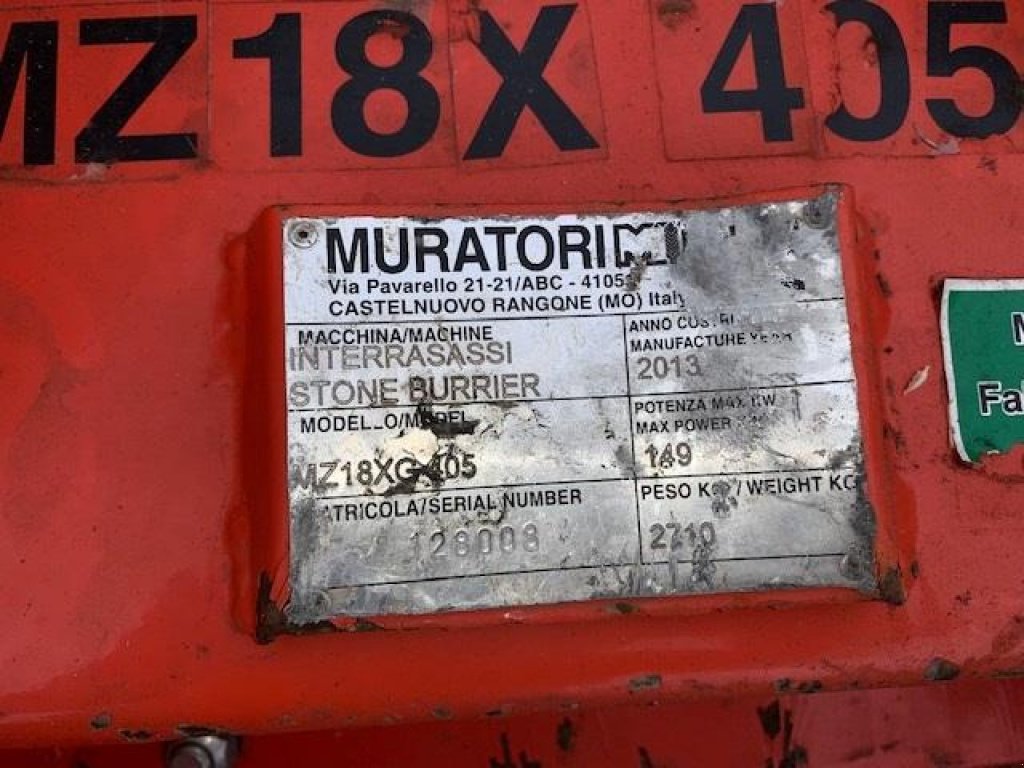 Fräse tip Muratori MZ18-405 Stennedlægningsfræser, Gebrauchtmaschine in Suldrup (Poză 5)