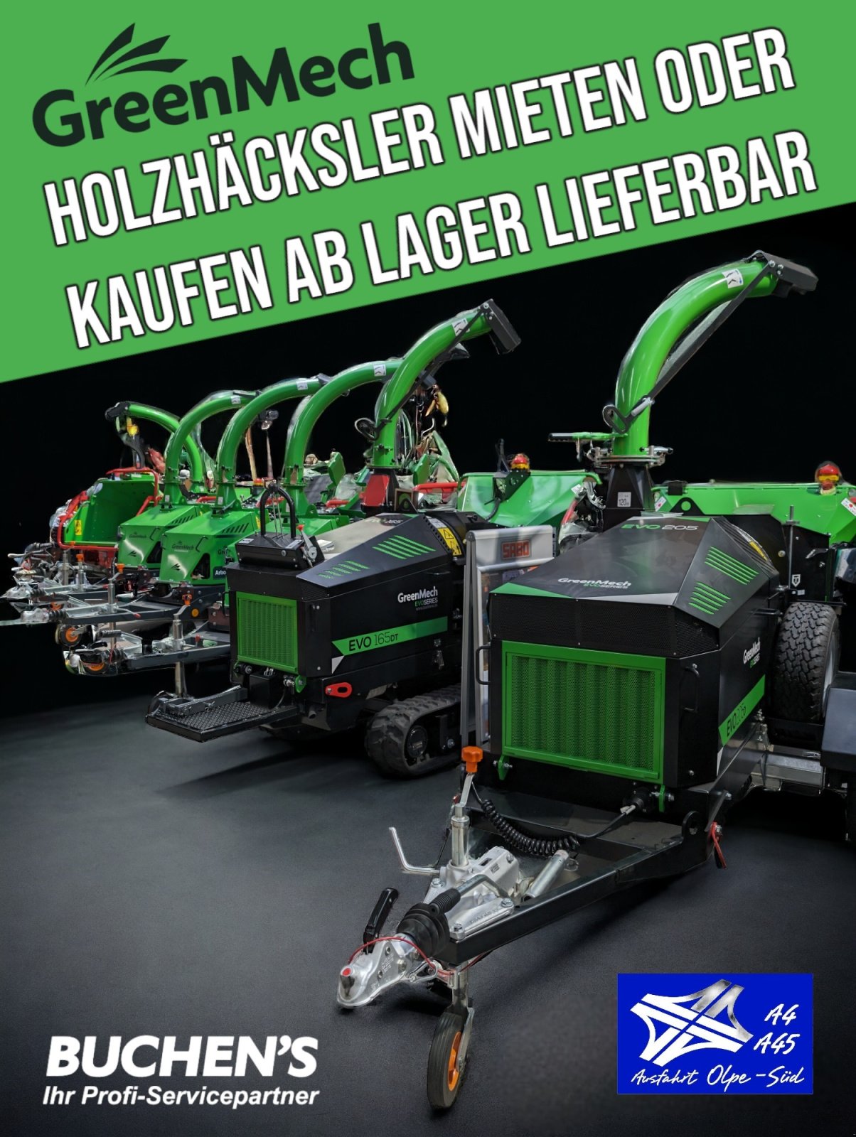Holzhacker & Holzhäcksler tip GreenMech ECO TMP 150, Neumaschine in Olpe (Poză 2)