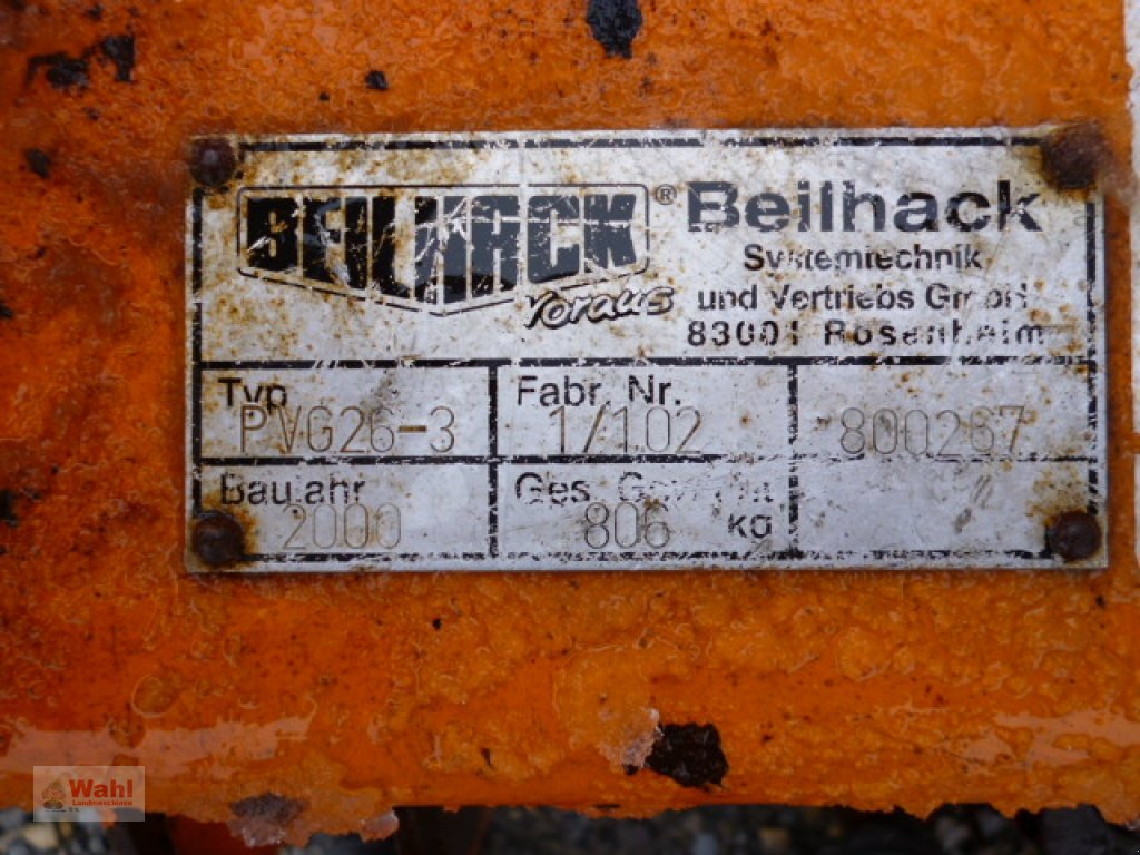 Schneepflug tip Beilhack PVG26-3, Gebrauchtmaschine in Alfdorf-Rienharz (Poză 4)