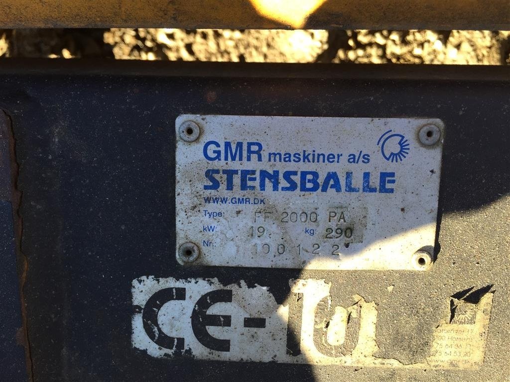 Anbaukehrmaschine tip GMR FF2000PA, Gebrauchtmaschine in Roskilde (Poză 4)
