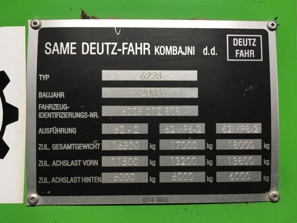 Oldtimer-Mähdrescher tip Same Deutz Fahr 5690 HTS, Neumaschine in Га́йворон  (Poză 10)
