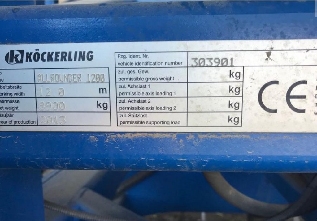 Kartoffelpflegetechnik tip Köckerling Allrounder 1200,  in Черкаси (Poză 2)
