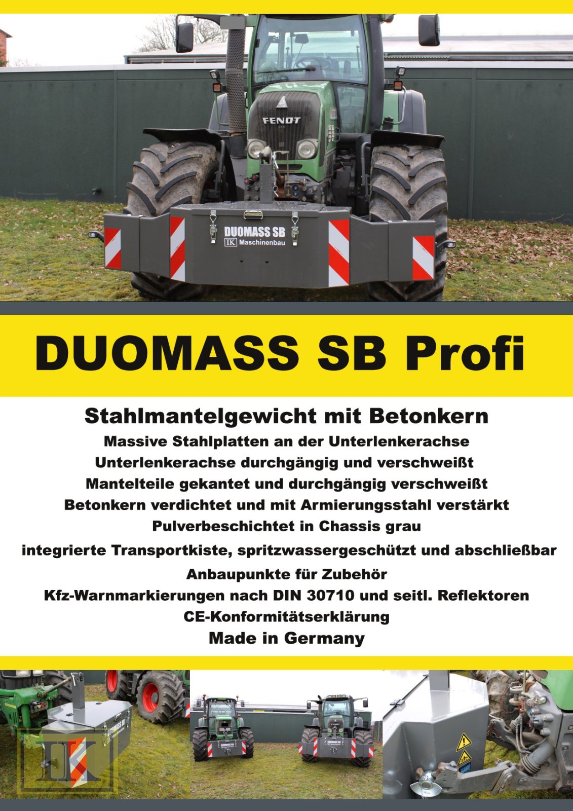Frontgewicht tip IK Maschinenbau DUOMASS SB Profi, Neumaschine in Hämelhausen (Poză 12)