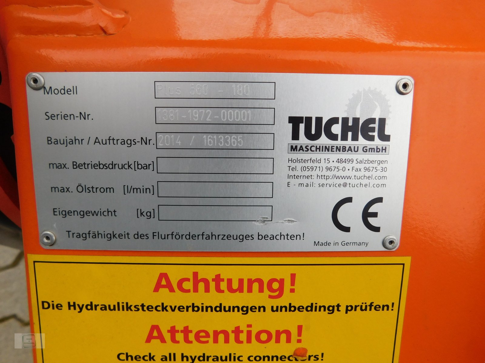 Kehrmaschine tip Tuchel Plus 590, Neumaschine in Gross-Bieberau (Poză 4)